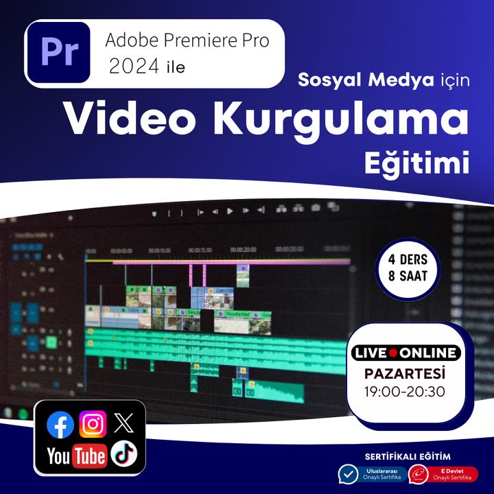 Video Editing Training Online with Adobe Premier