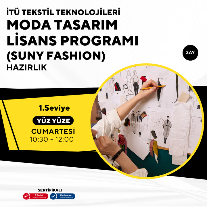 ITU Textile Technologies and Fashion Design Undergraduate Program (Suny Fashion) - Face to face