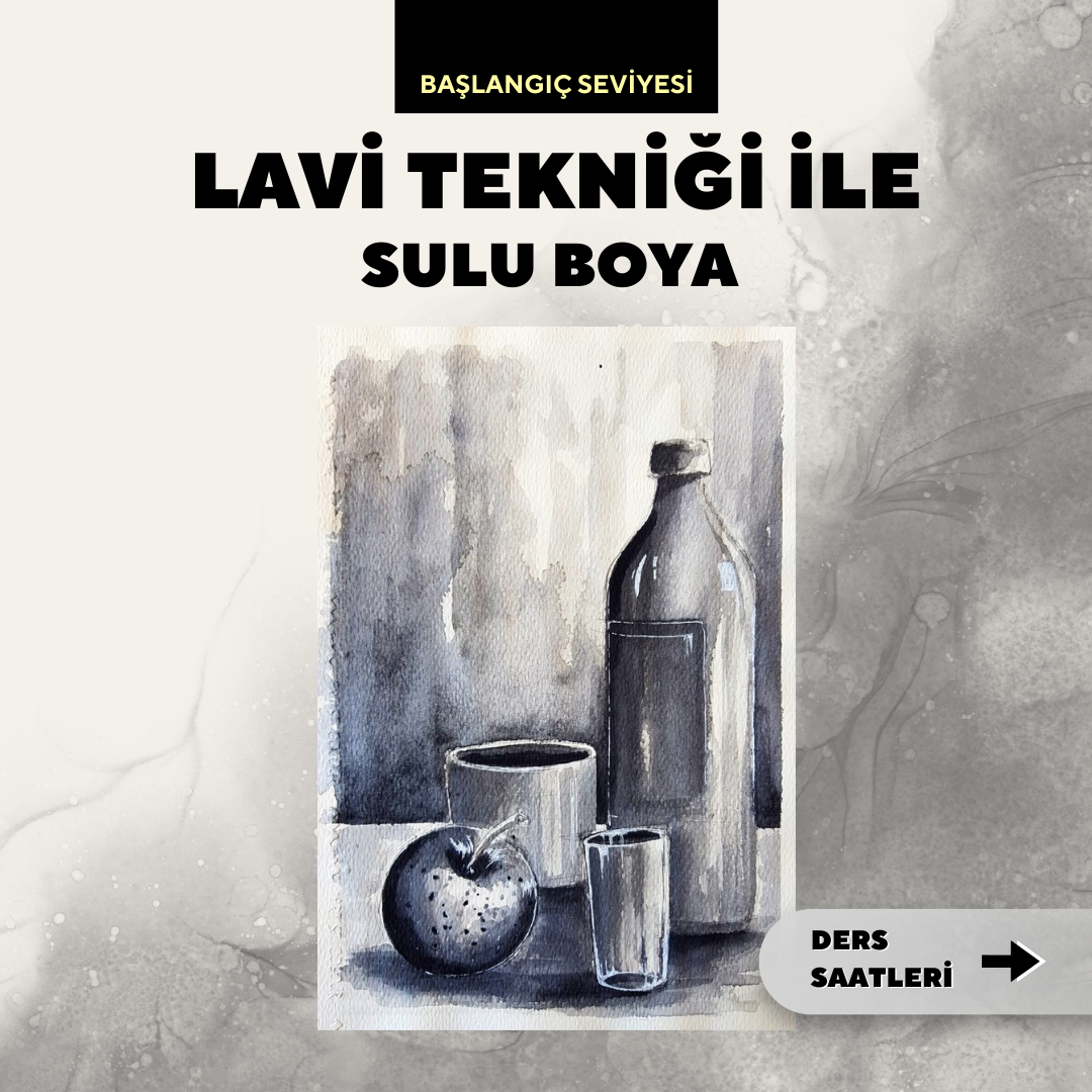 Watercolor with Lavi Technique - Face to Face 