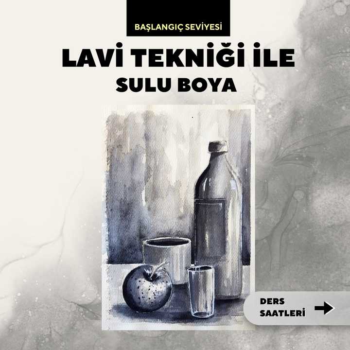 Watercolor with Lavi Technique - Face to Face 