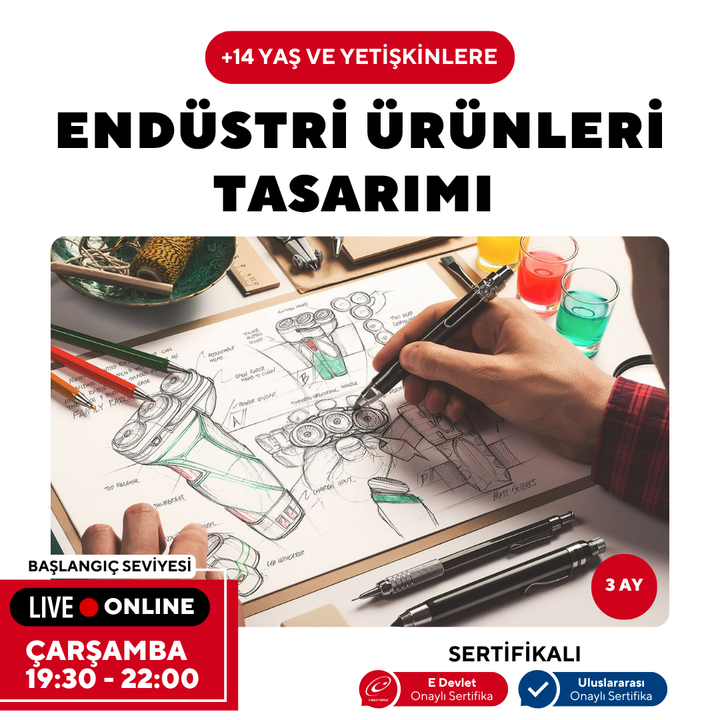 Endüstri Ürünleri Tasarımı  (+14 Yaş ve Yetişkin)