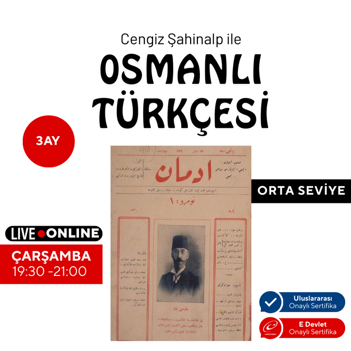 Ottoman Turkish (Online) Intermediate Level
