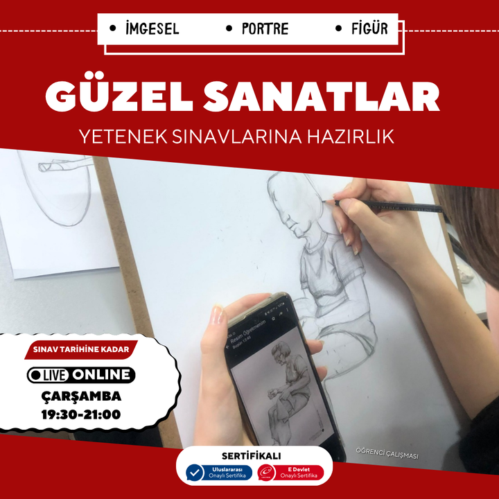 Güzel Sanat Okullarına Giriş için Yetenek Sınavlarına Hazırlık
