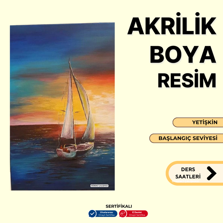 Acrylic Oil Painting - Face to Face