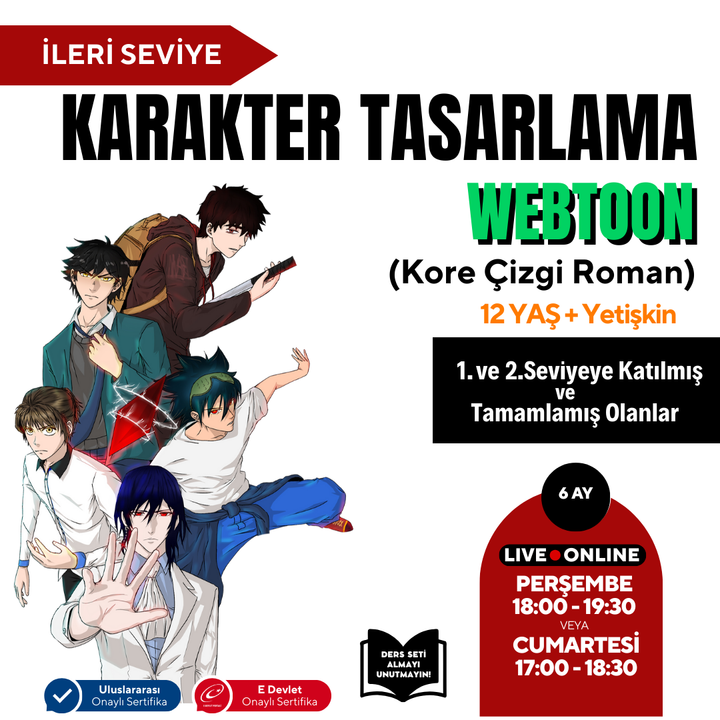 Webtoon and Manhwa (Korean Comic) Preparation (Advanced Level)