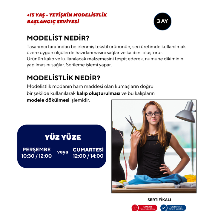 Modeling (Beginner Level) - Face to Face