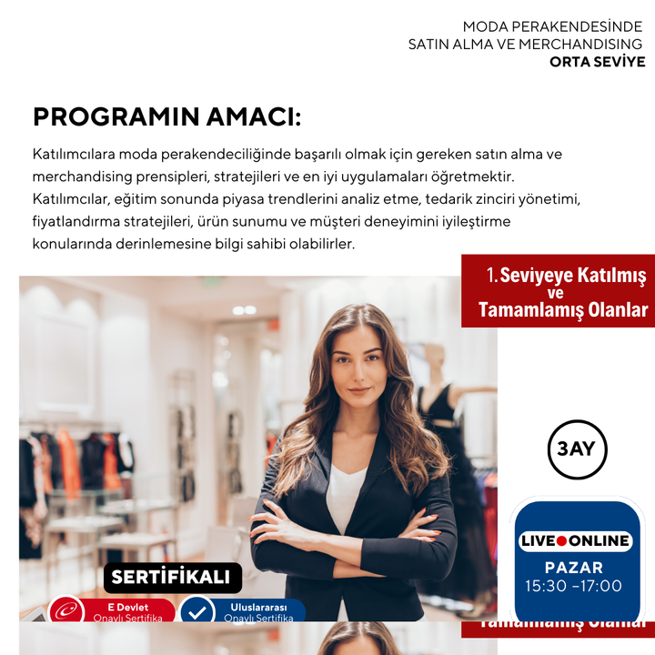 Buying and Merchandising in Fashion Retail (Online)-Intermediate Level