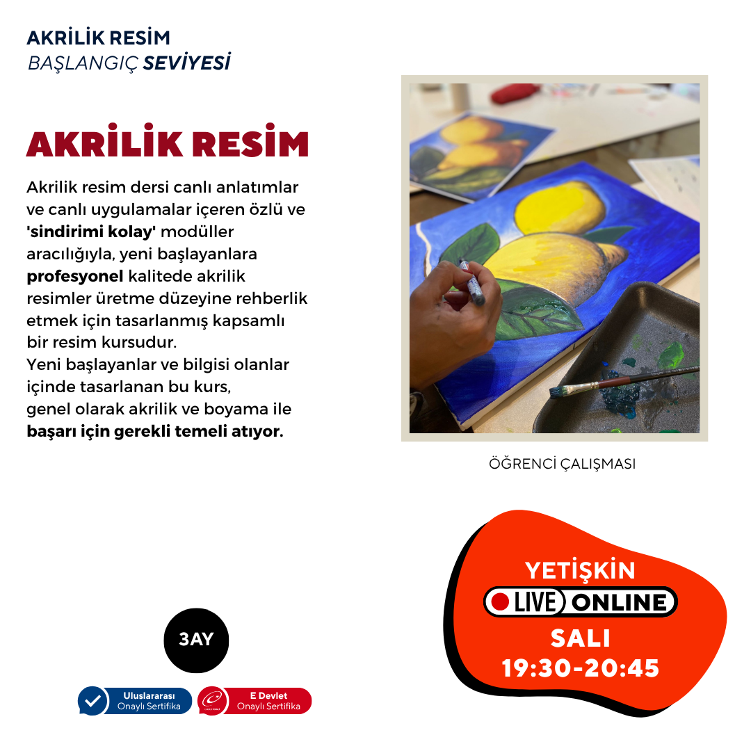 Acrylic Oil Painting (Adult)