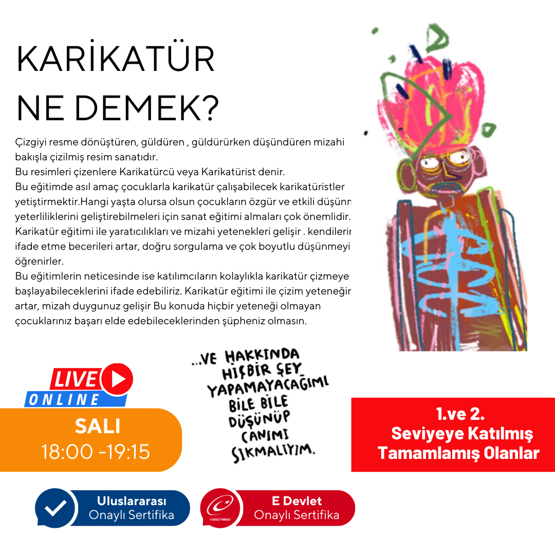 Advanced Cartoon Drawing (Ages 9-15)