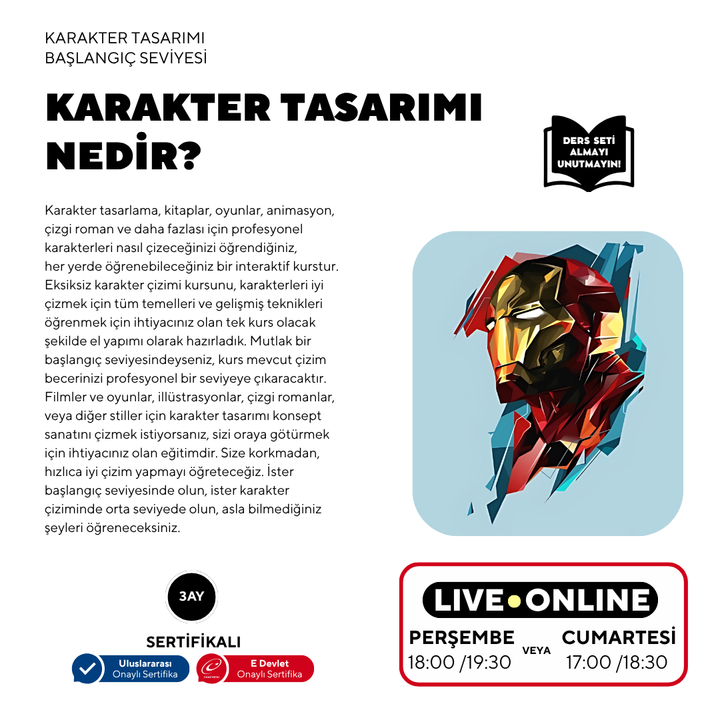 Character Design (Ages 12+)