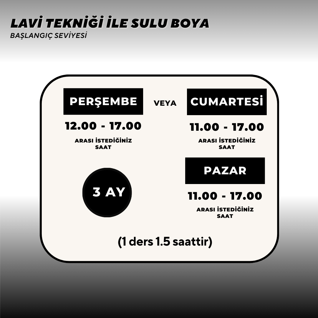 Watercolor with Lavi Technique - Face to Face 