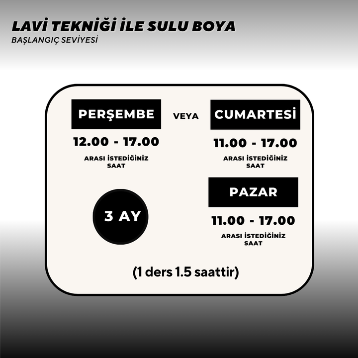 Watercolor with Lavi Technique - Face to Face 