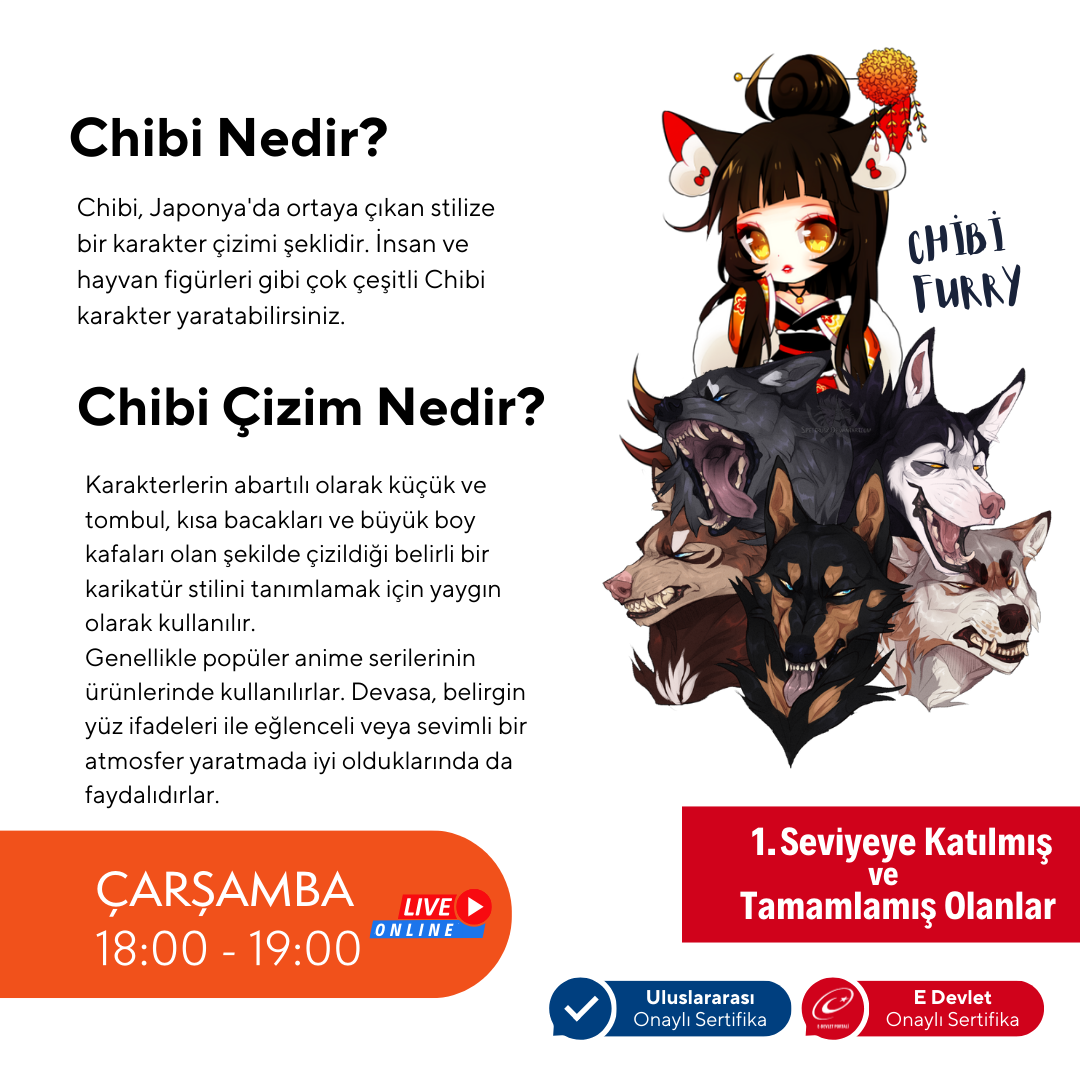 Chibi &amp; Furry Drawing (7-12 Years Old)(Intermediate Level)