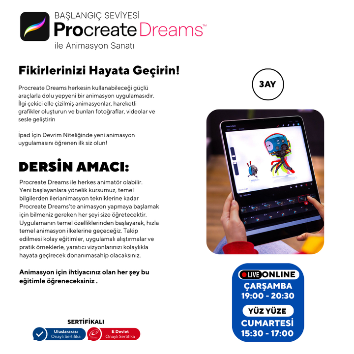 Procreate Dreams - Beginner Level - Online 