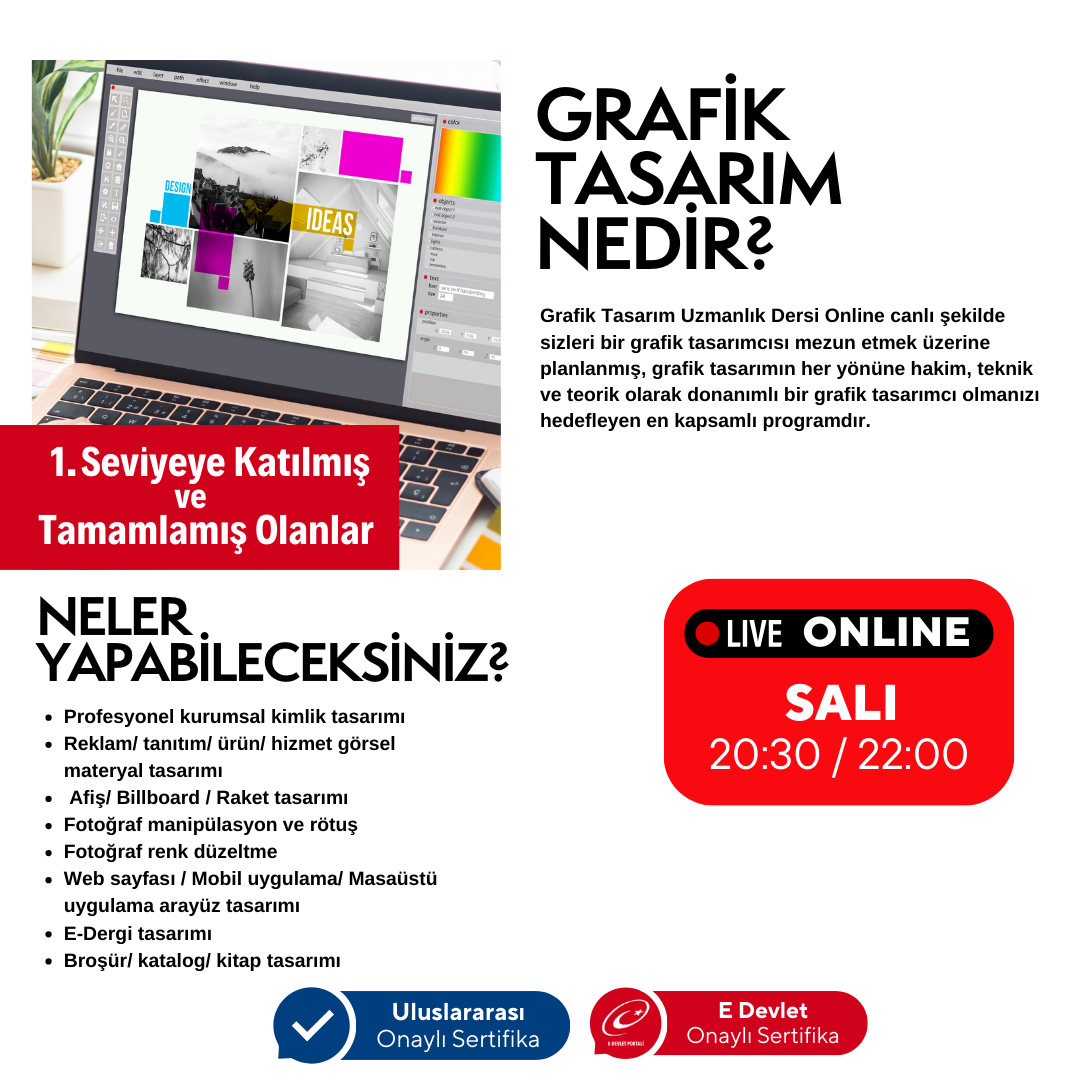 Grafik Tasarım Uzmanlık  (İleri Seviye)