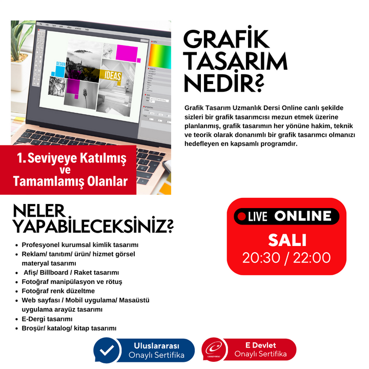 Grafik Tasarım Uzmanlık  (İleri Seviye)