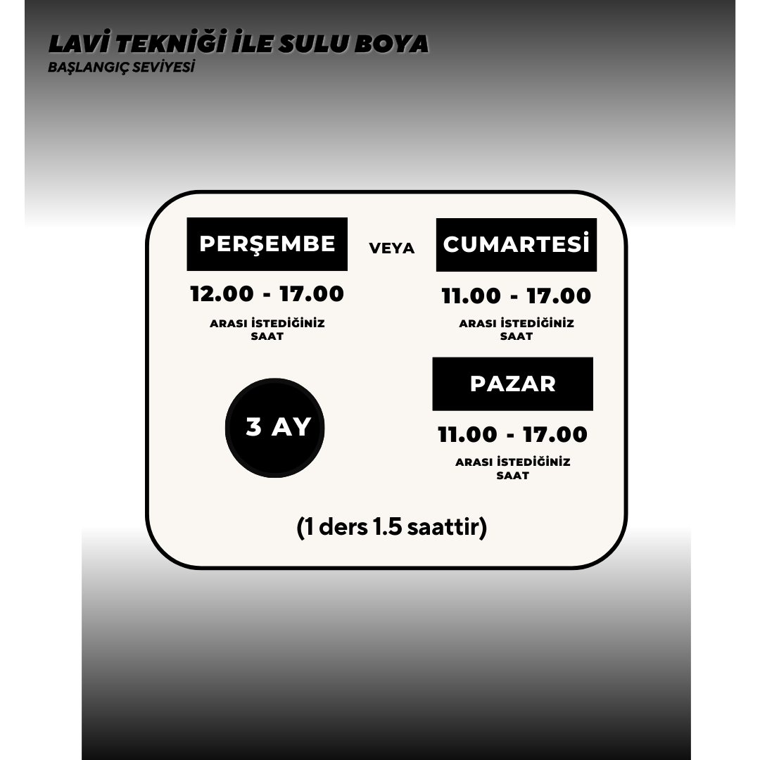 Watercolor with Lavi Technique - Face to Face 