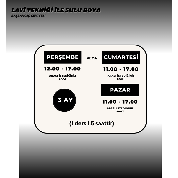 Watercolor with Lavi Technique - Face to Face 