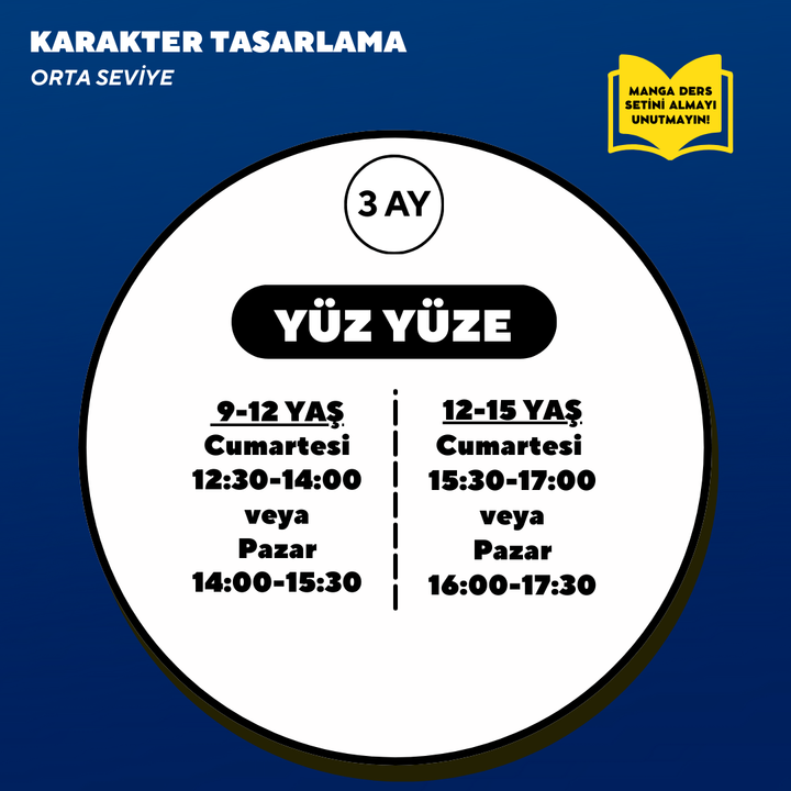 Character Design (Ages 9-15)(Intermediate Level) - Face to Face