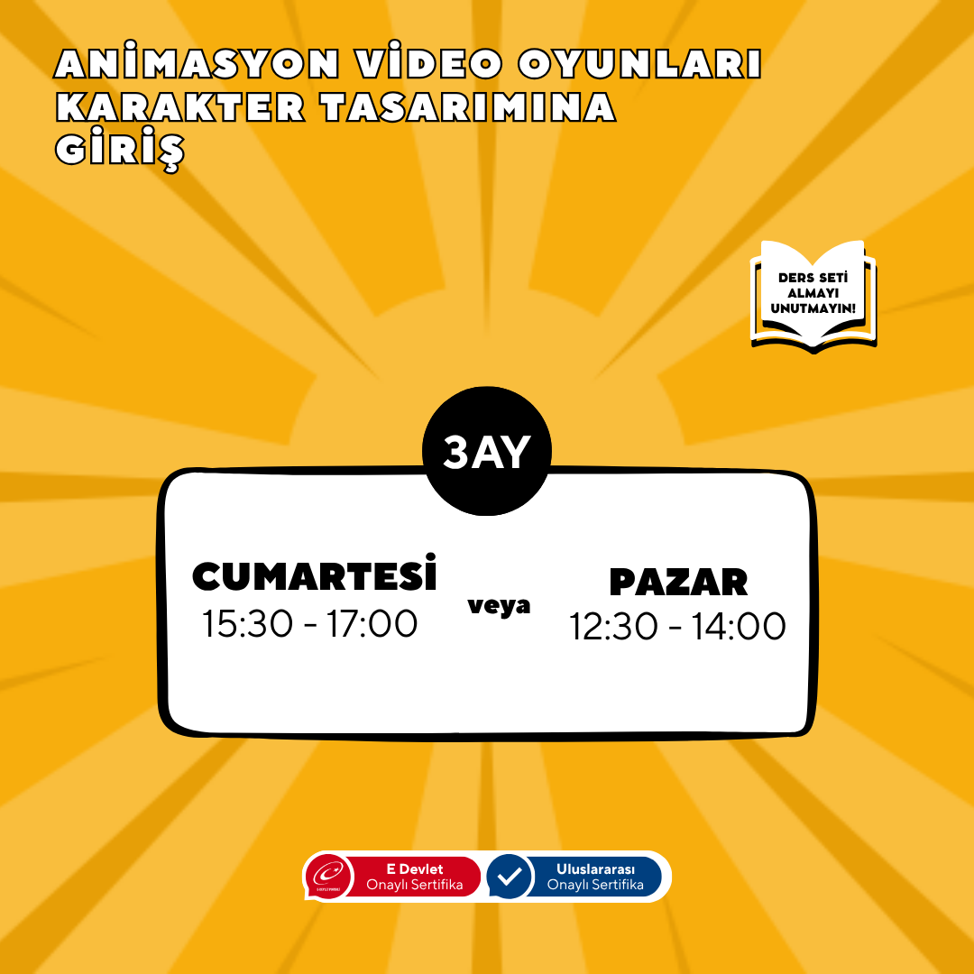 Introduction to Animation Character Design (15+ years old) - Face to Face