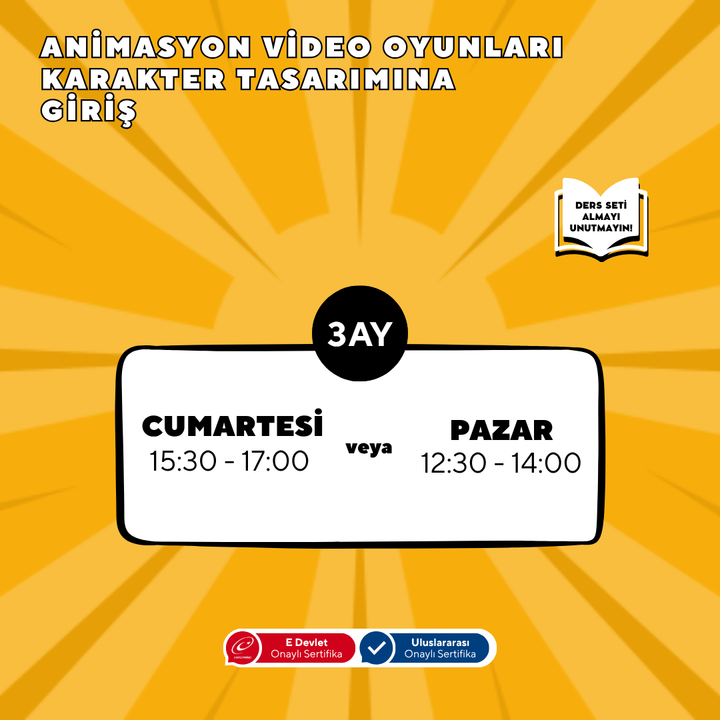 Introduction to Animation Character Design (15+ years old) - Face to Face