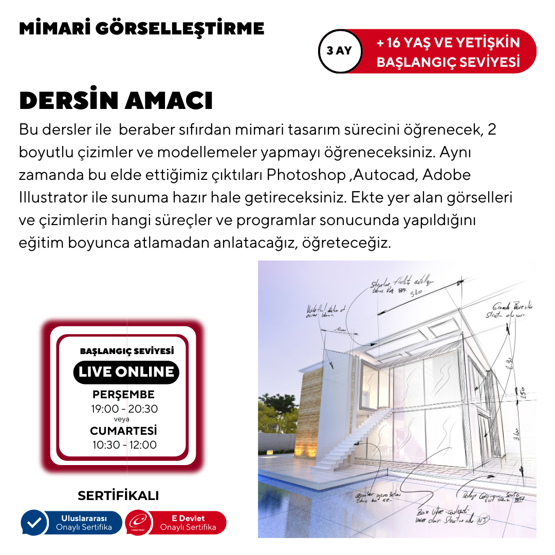 Architectural Visualization Beginner Level (Online)