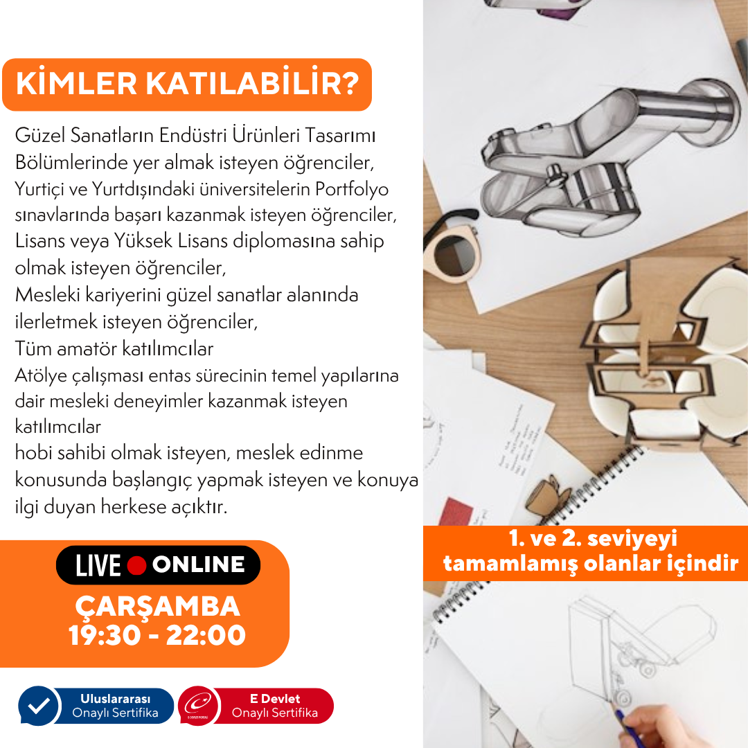 Industrial Product Design - Advanced Level (14+ Years and Adults)