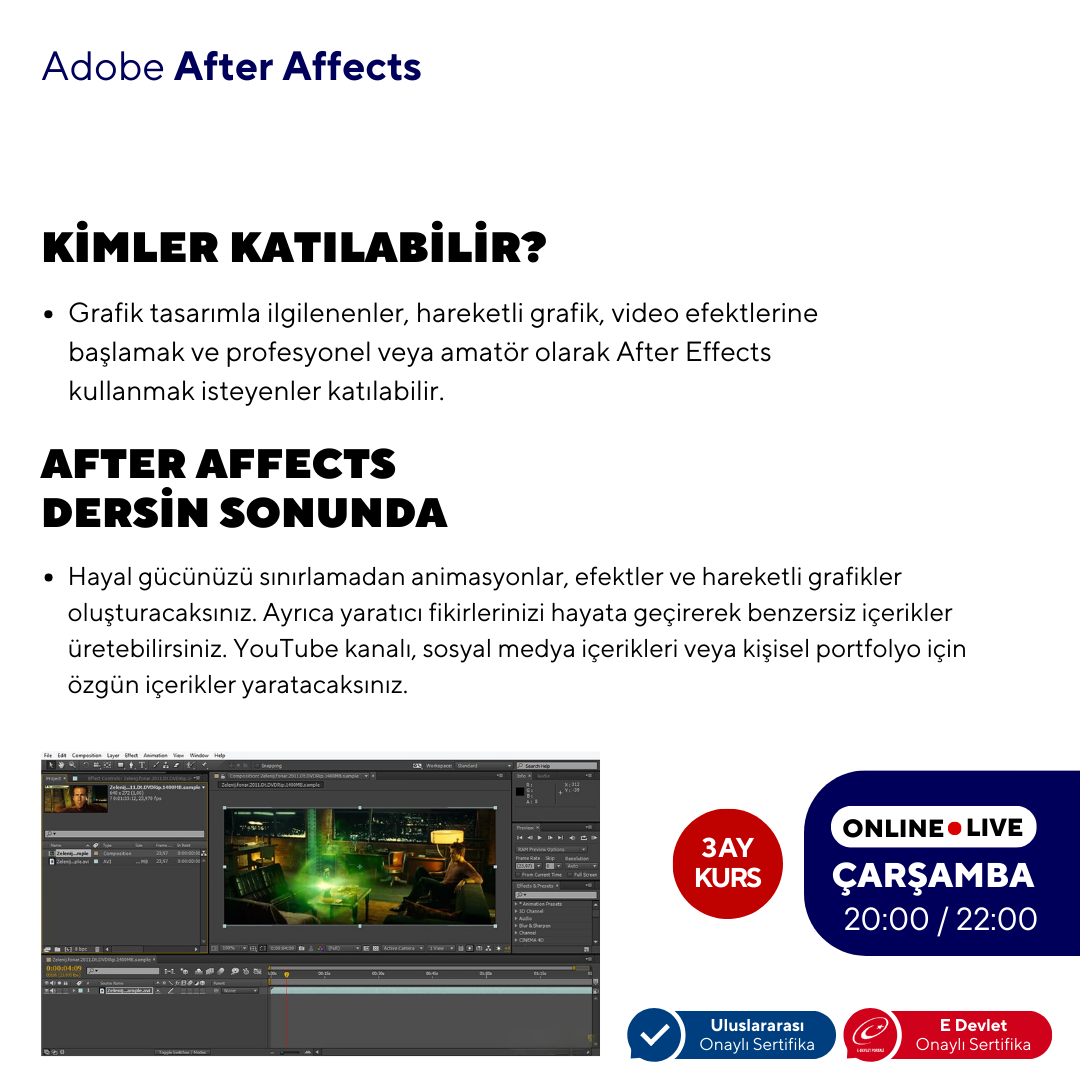 After Effects (Online) Basic Level 