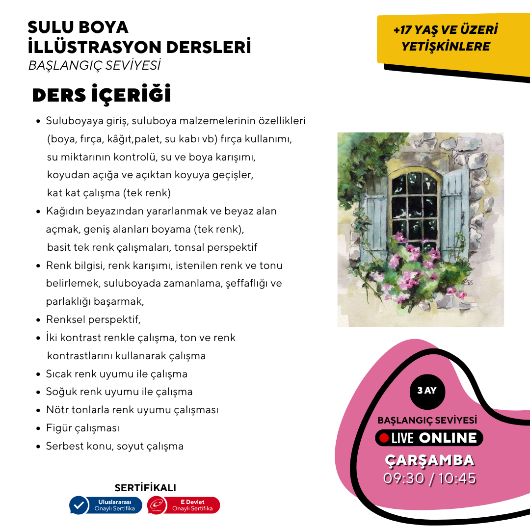 Watercolor Illustration (Adult)