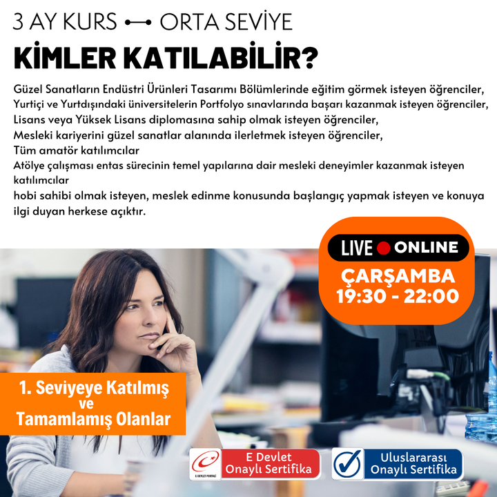 Industrial Product Design - Intermediate Level (+14 Years and Adults)