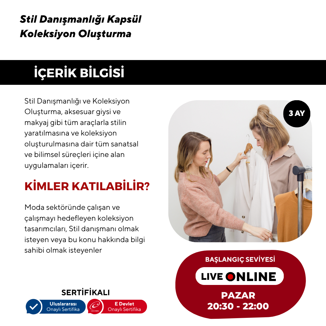 Style Consulting and Collection Creation (Masterclass Program)