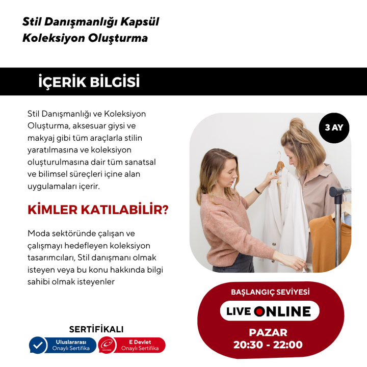 Style Consulting and Collection Creation (Masterclass Program)