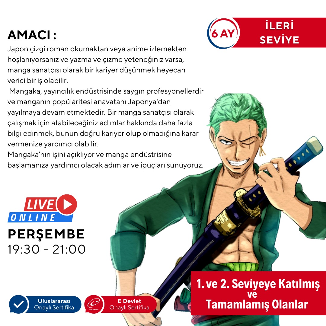 Japanese Comic Book (MANGA) Storyboard for Becoming a Mangaka (Advanced)