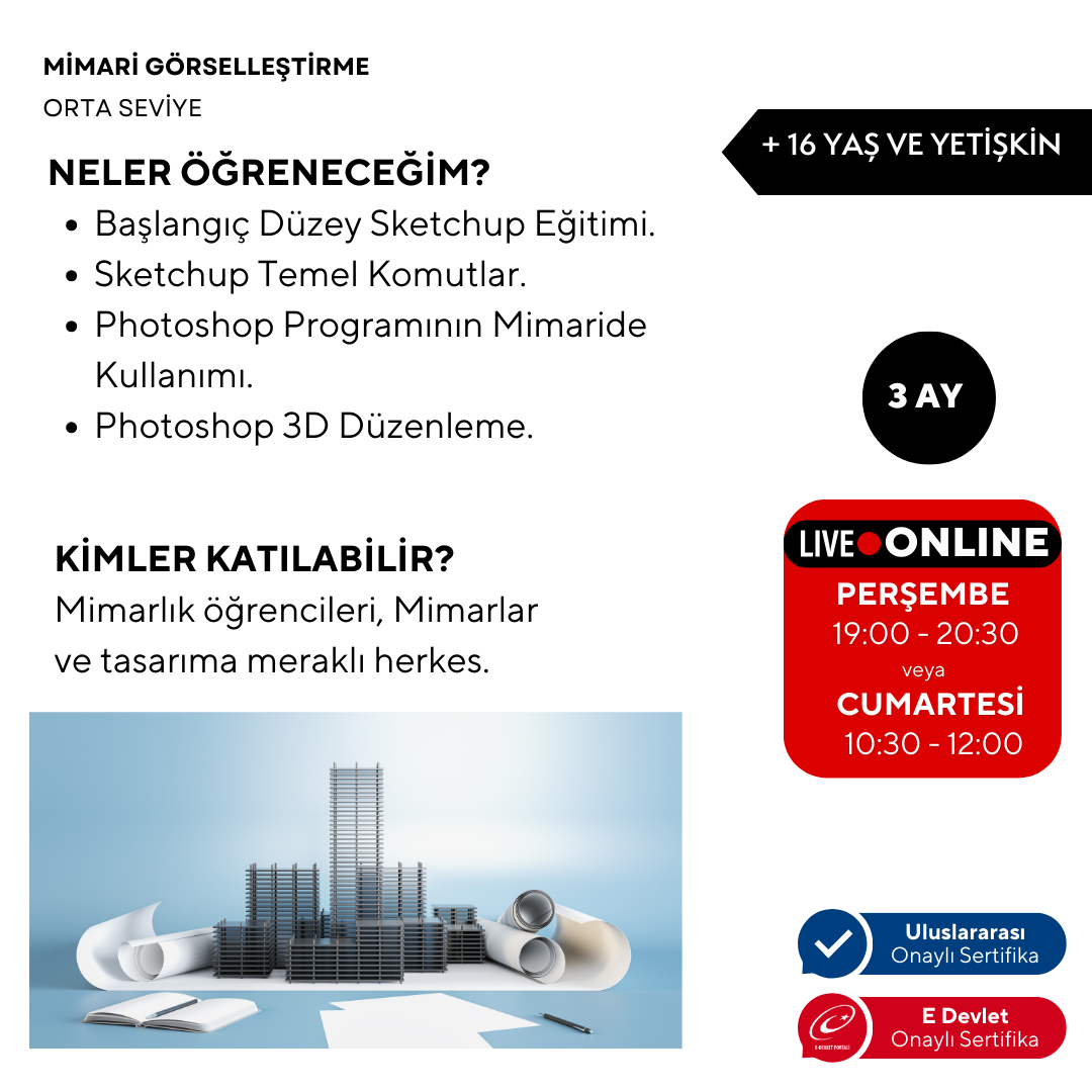 Architectural Visualization (16+ Years and Adults) (Intermediate Level)