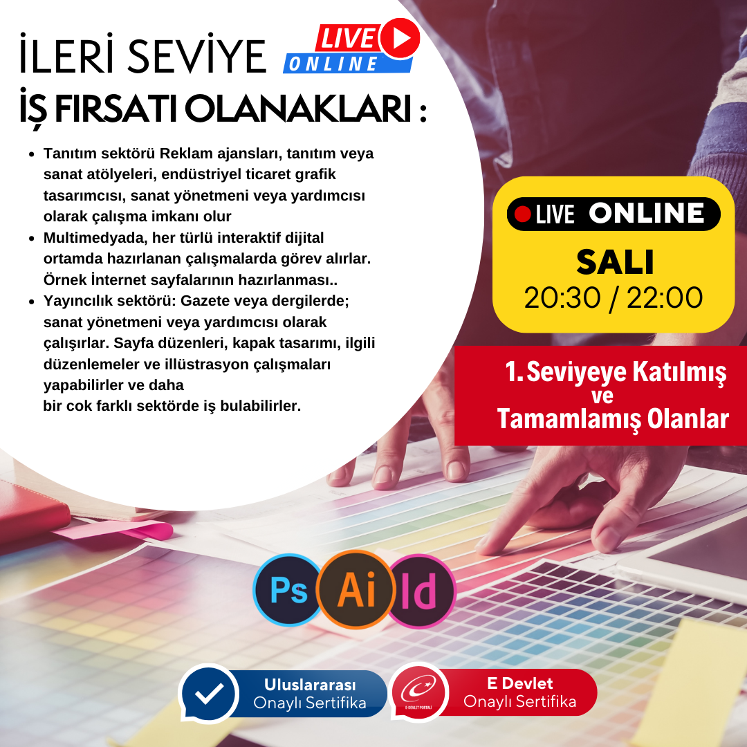 Grafik Tasarım Uzmanlık  (İleri Seviye)