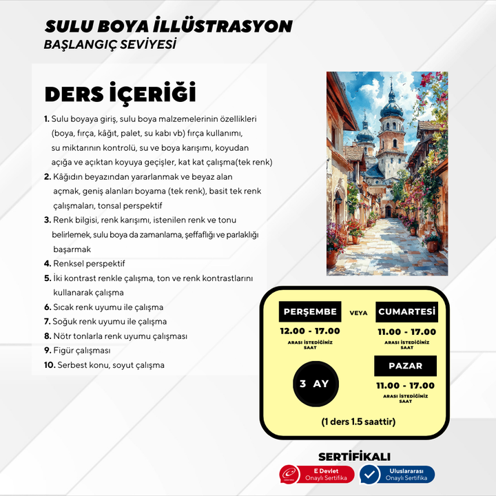 Watercolor Illustration - Face to Face