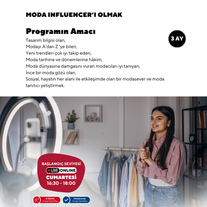 Becoming a Fashion Influencer (Online)