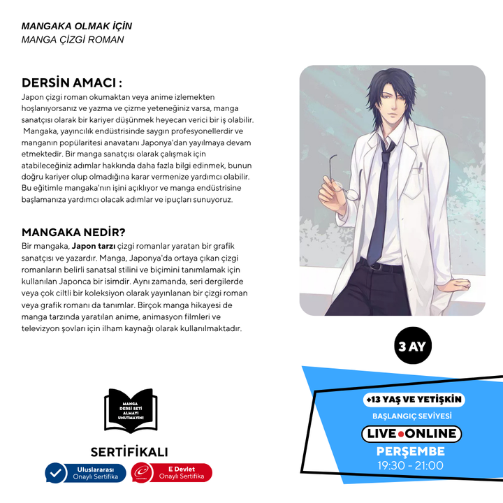 Japanese Comic (MANGA) Storyboard for Becoming a Mangaka