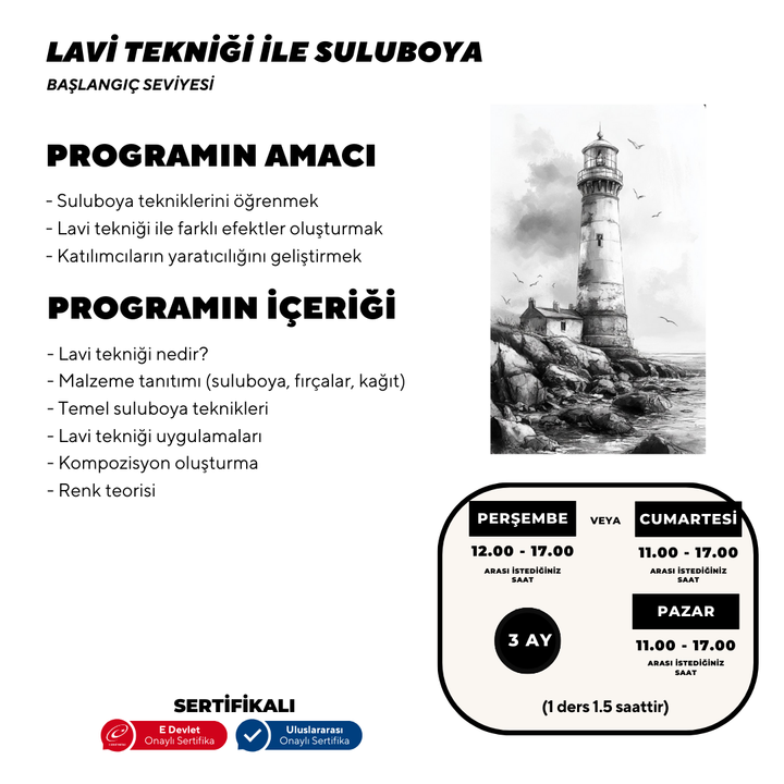 Watercolor with Lavi Technique - Face to Face 