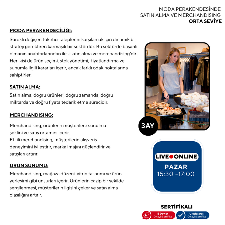 Buying and Merchandising in Fashion Retail (Online)-Intermediate Level