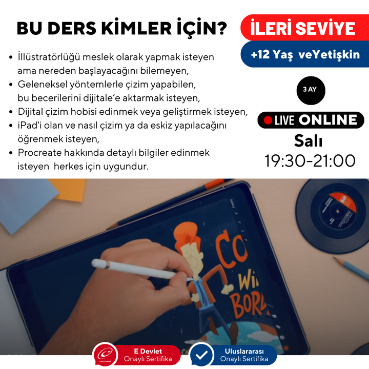 Digital Art with Procreate - Advanced Level - Online