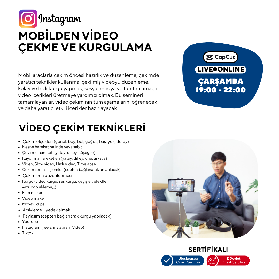 Mobile Video Shooting and Editing Training for Instagram