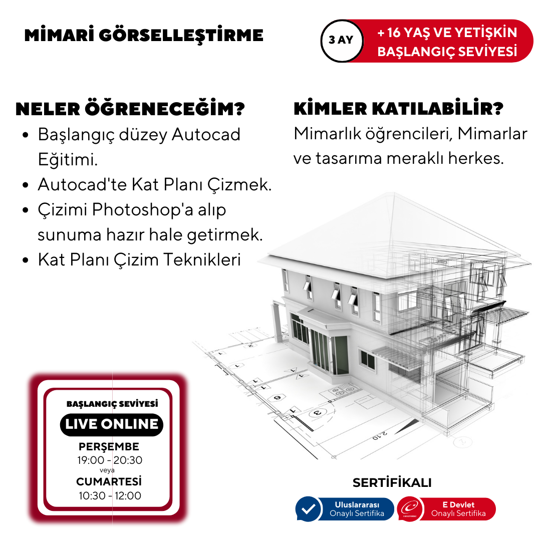 Architectural Visualization Beginner Level (Online)