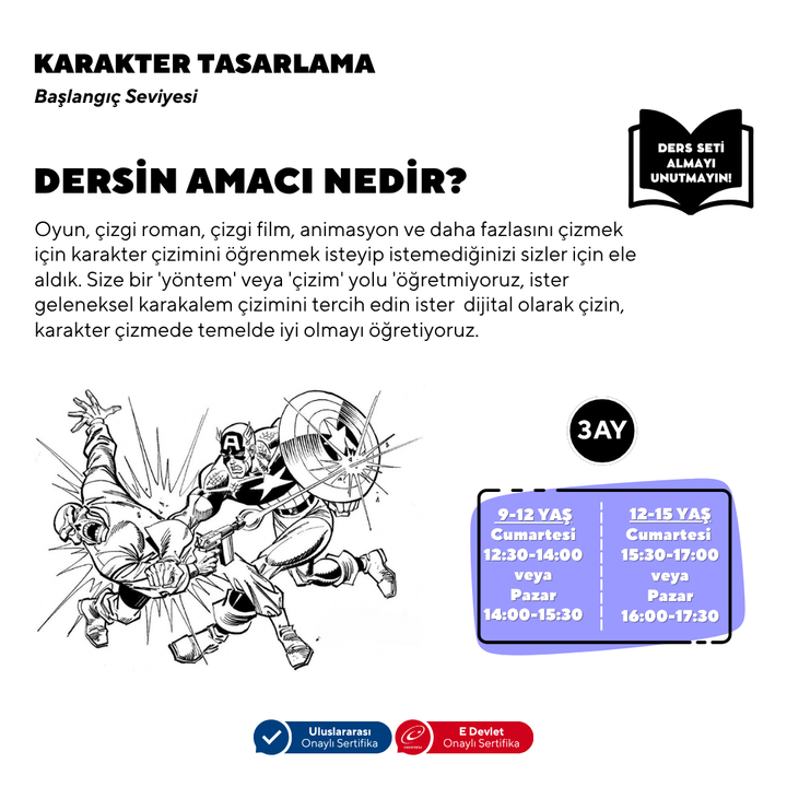 Character Design (Ages 9-15) - Face to Face 