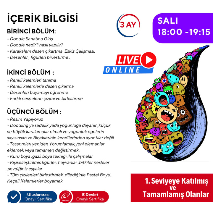 Doodle Sketching Art (8-14 Years Old) (Intermediate Level)