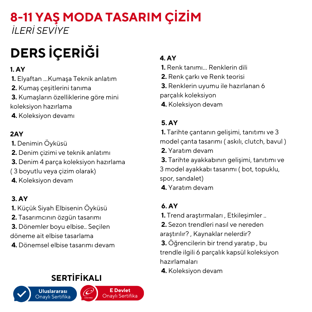 8-11 Years Old Fashion Design Advanced Drawing - (Online)