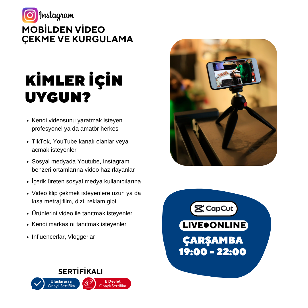 Mobile Video Shooting and Editing Training for Instagram