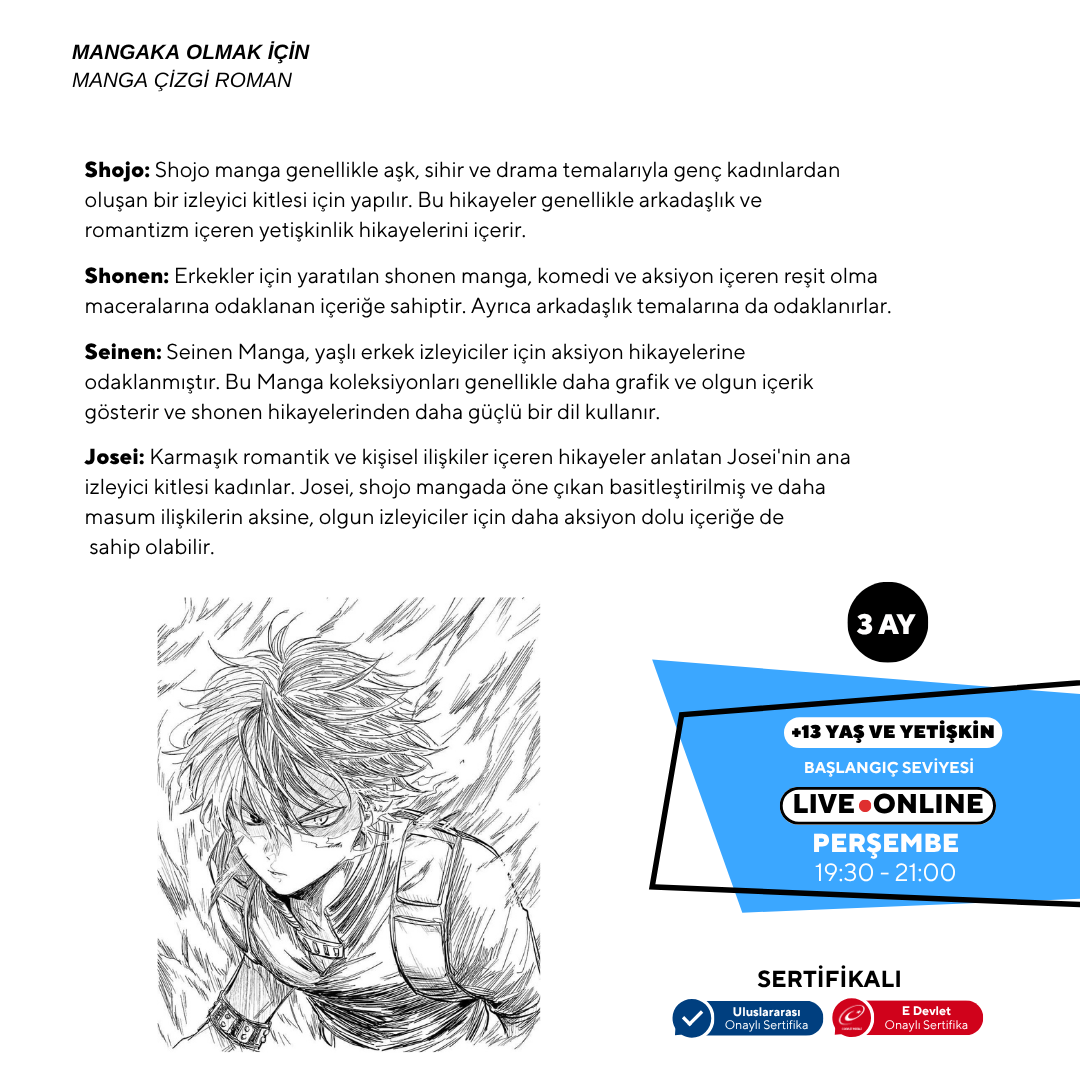 Japanese Comic (MANGA) Storyboard for Becoming a Mangaka