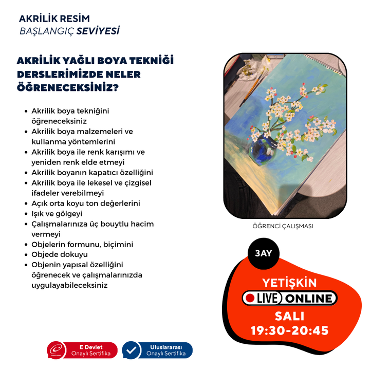 Acrylic Oil Painting (Adult)