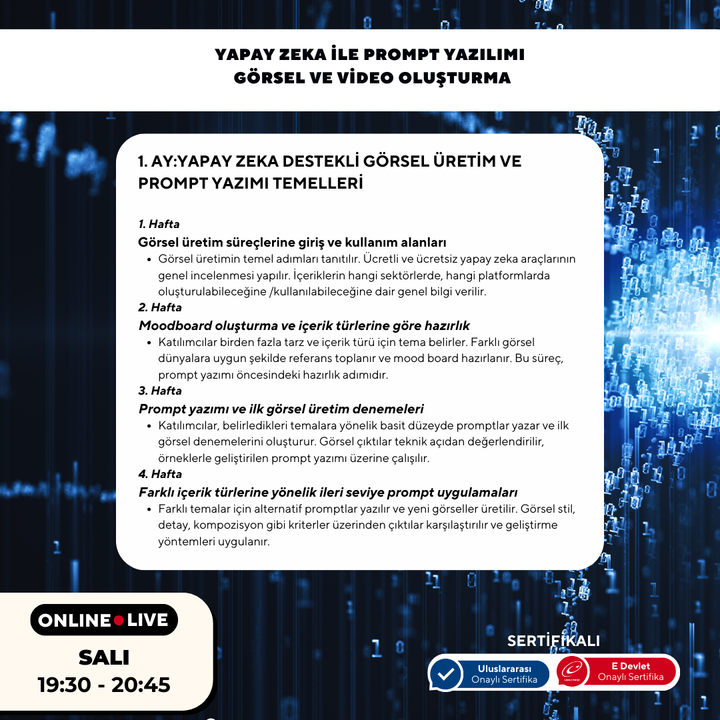 Prompt Software with Artificial Intelligence (Image and Video Creation) - Online